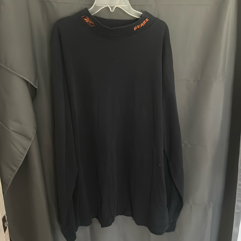 Reebok Chicago Bears mock turtle long sleeve shirt